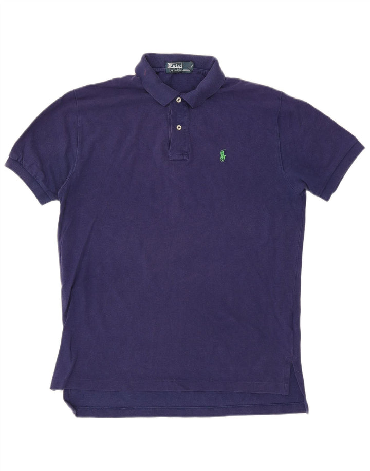 Polo Ralph Lauren da uomo in cotone medio blu navy