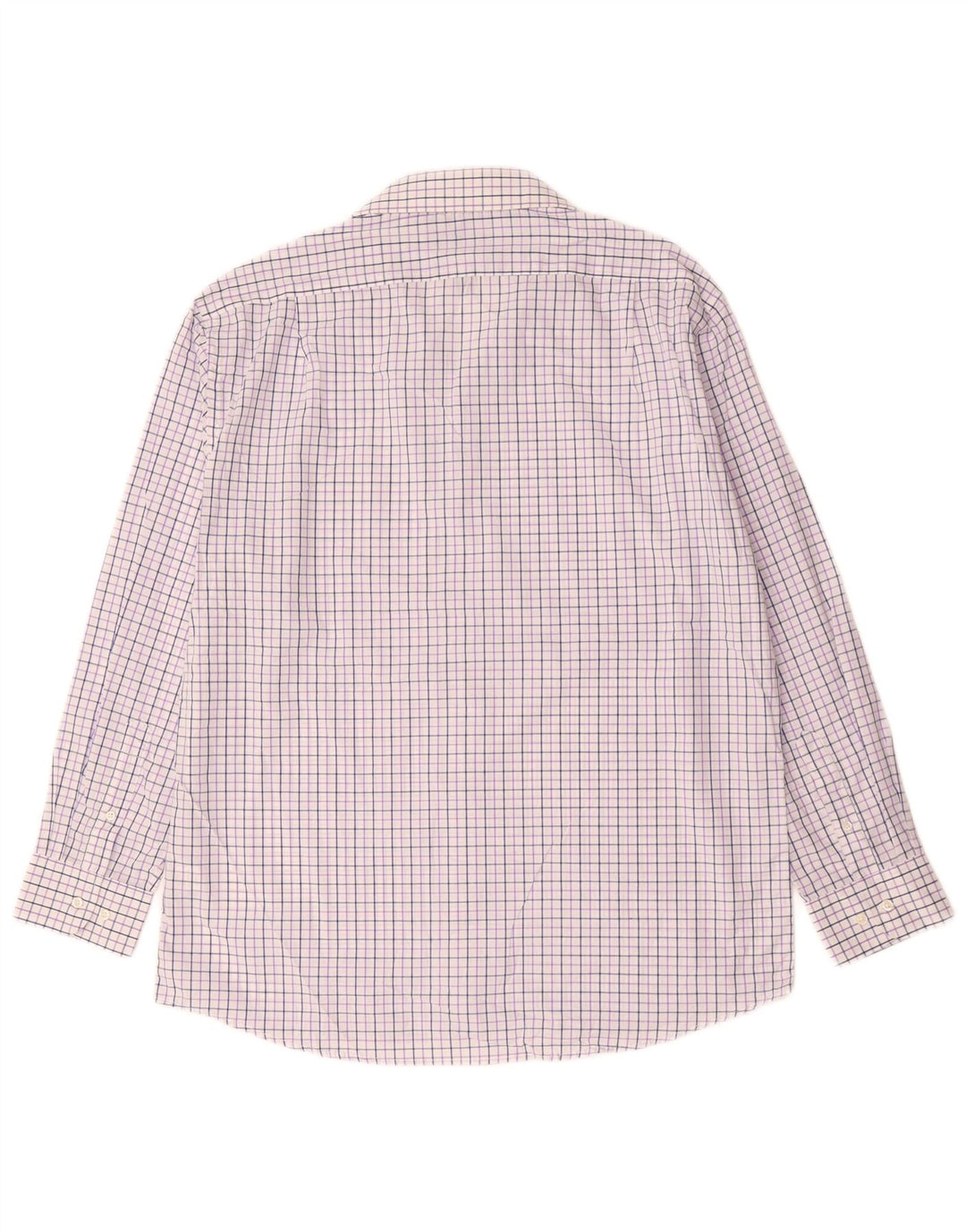 DOCKERS Camicia da uomo taglia 16 1/2 grande cotone a quadri viola