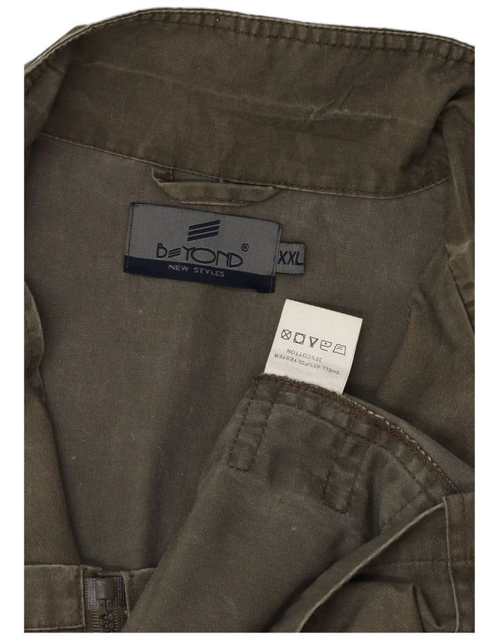 Gilet pratico da uomo Beyond UK 44 2XL Cotone kaki
