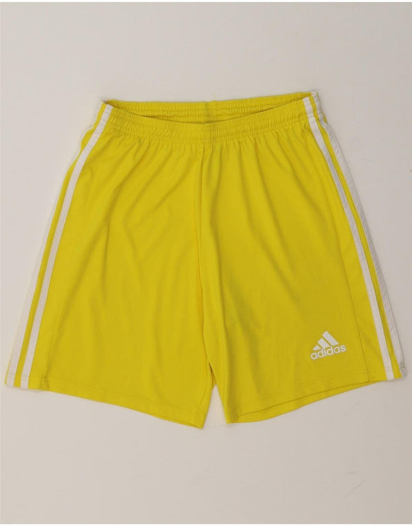 Pantaloncini sportivi ADIDAS Aeroready da uomo in poliestere giallo medio