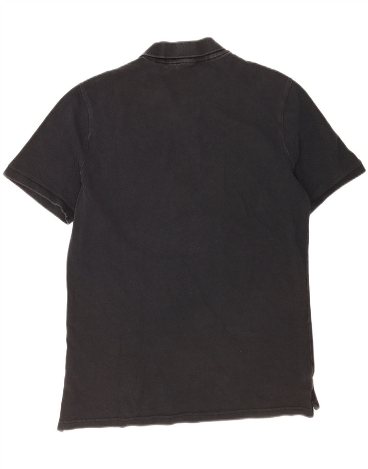 Polo Nike da uomo in cotone nero medio