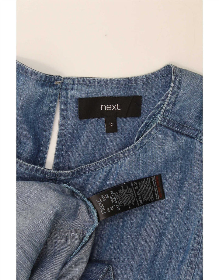 Successivo Abito in denim oversize da donna UK 12 Lyocell blu medio