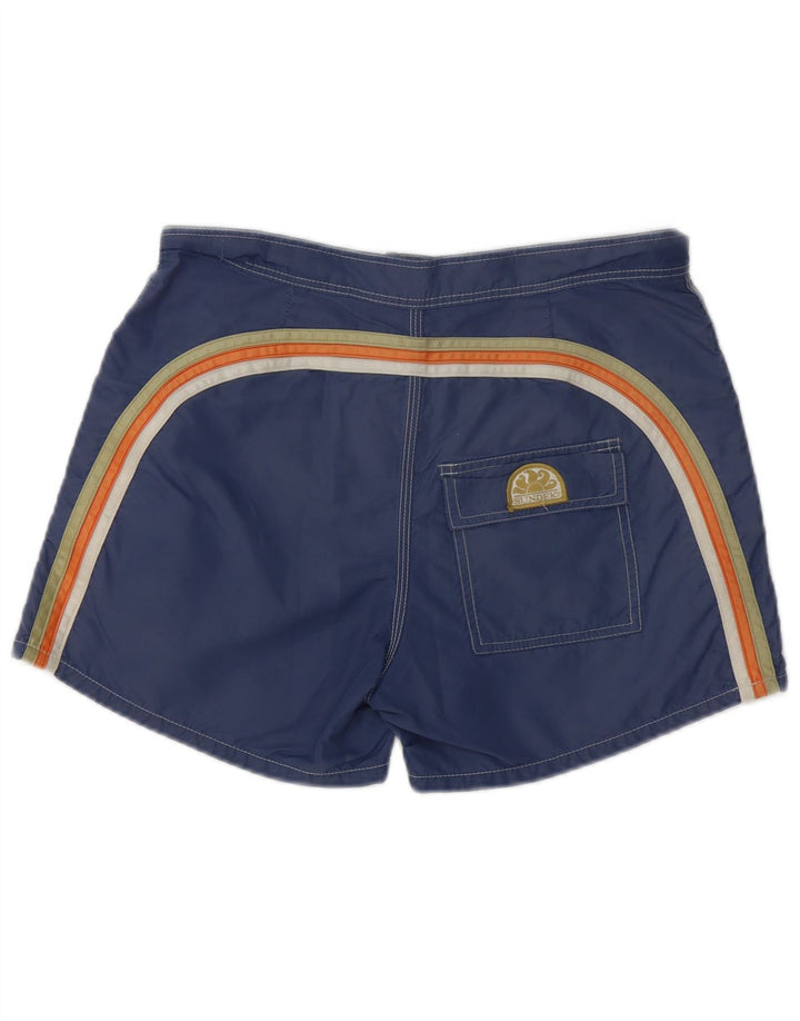 Pantaloncini da bagno da uomo Sundek medio poliestere blu navy