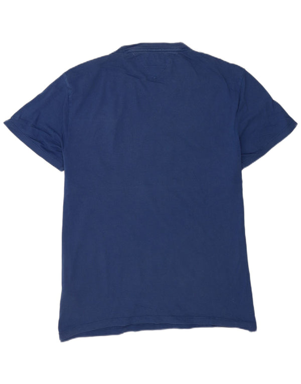 T-shirt grafica da uomo Tommy Hilfiger Top XL Blu navy Colourblock