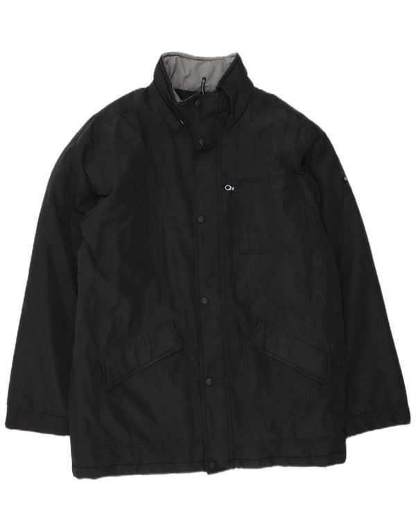 Giacca a vento da uomo vestibilità ampia CHAMPION UK 36 piccola in poliestere nero