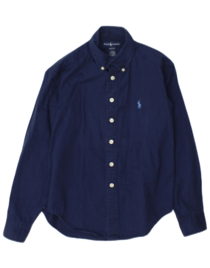 Camicia Ralph Lauren per ragazzi 8-9 anni piccola in cotone blu navy
