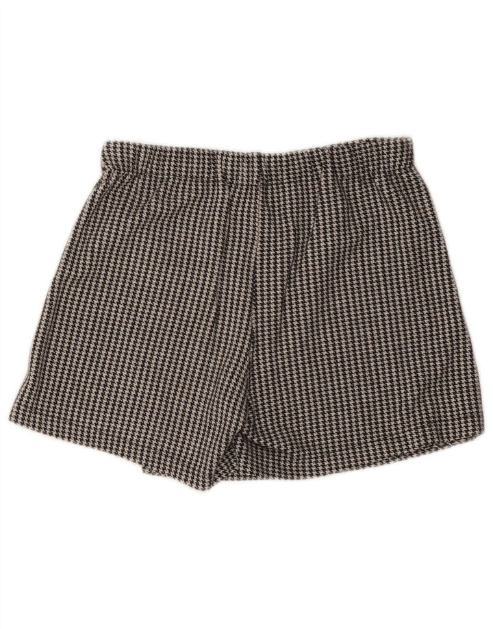 Gonna corta per bambina ZARA 11-12 anni W24 cotone pied de poule nero