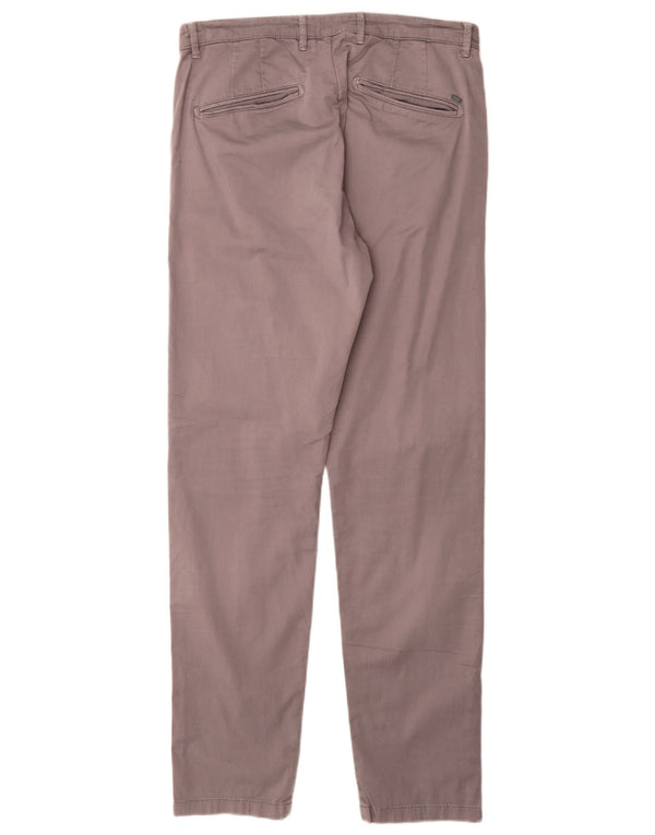 Pantaloni Chino Slim Uomo Liu Jo IT 46 Small W30 L32 Cotone Grigio