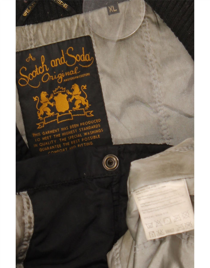 Giacca utility da uomo Scotch & Soda UK 42 XL Nylon nero