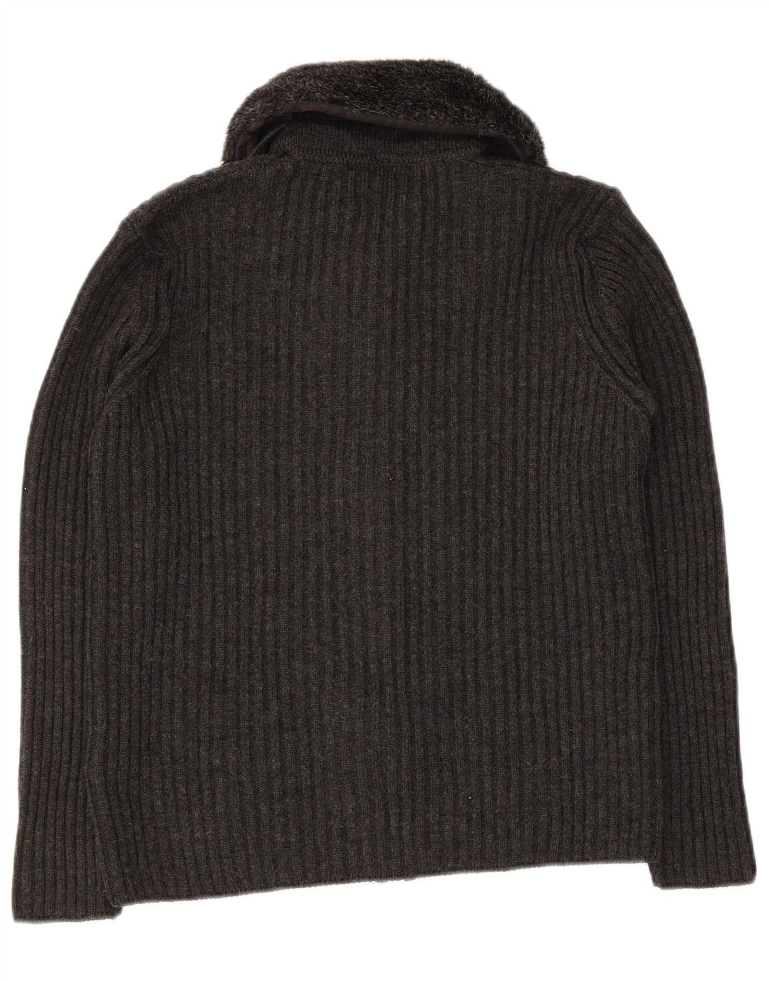 Maglione cardigan da donna Marks & Spencer UK 12 Acrilico grigio medio