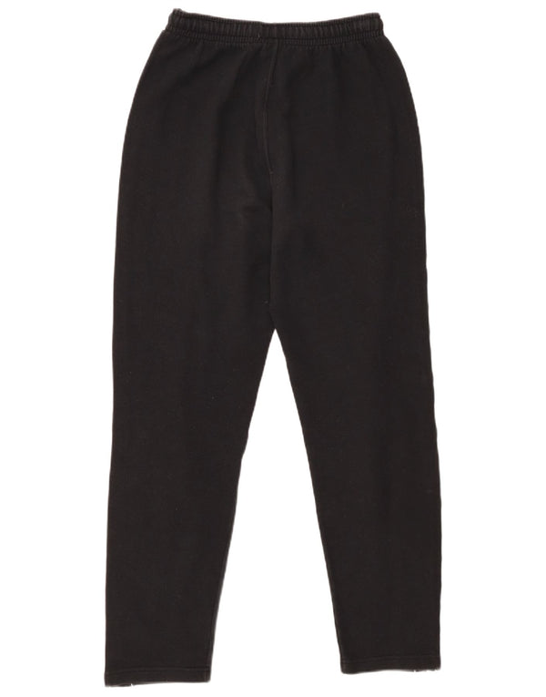 Champion Mens Graphic Tracksuit Trousers Small Black Cotton