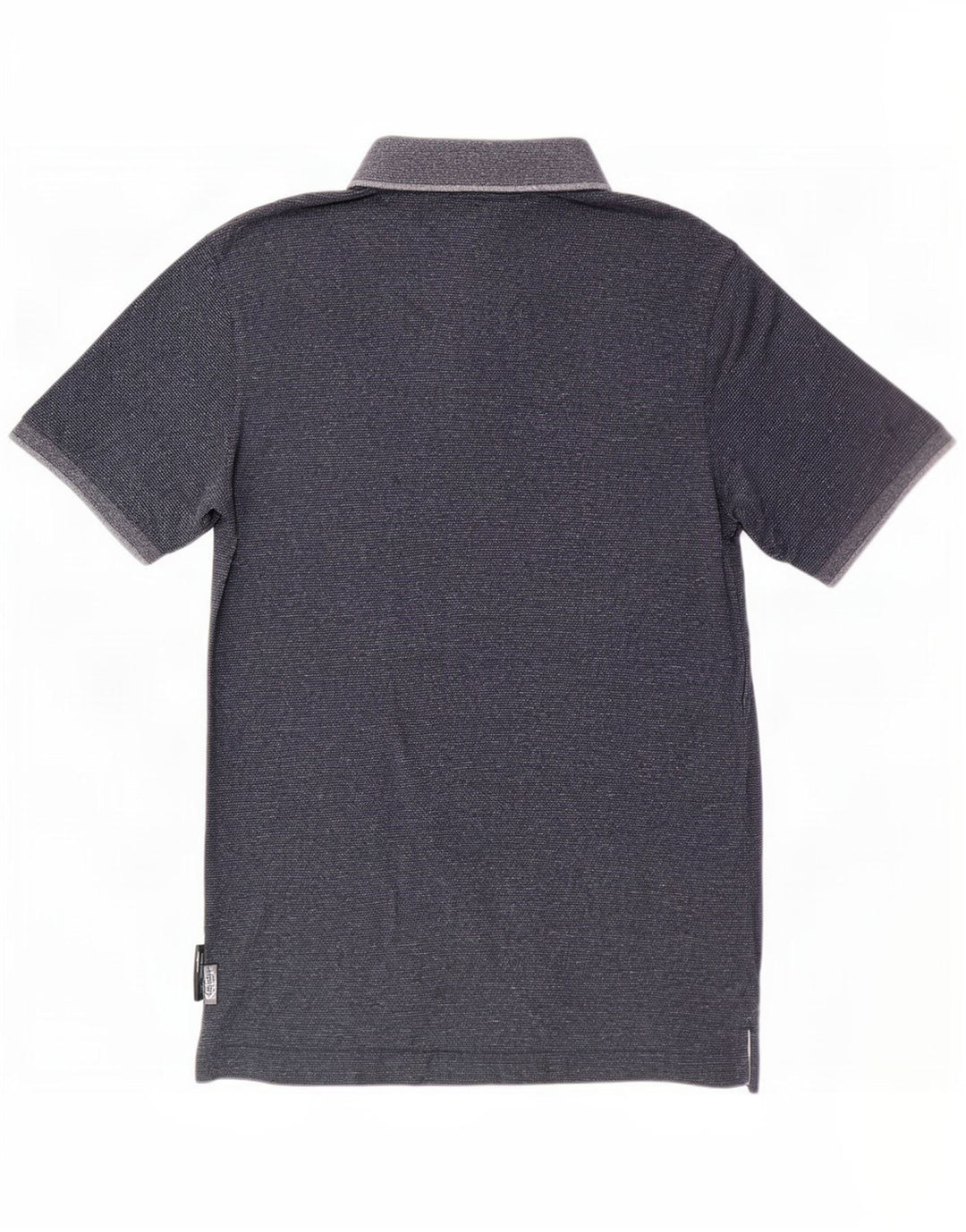 Polo da uomo Superdry Large in cotone screziato blu navy