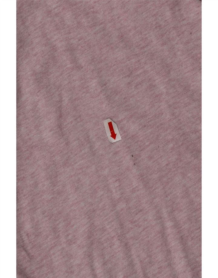 T-shirt da donna Superdry Top UK 16 grande cotone rosa