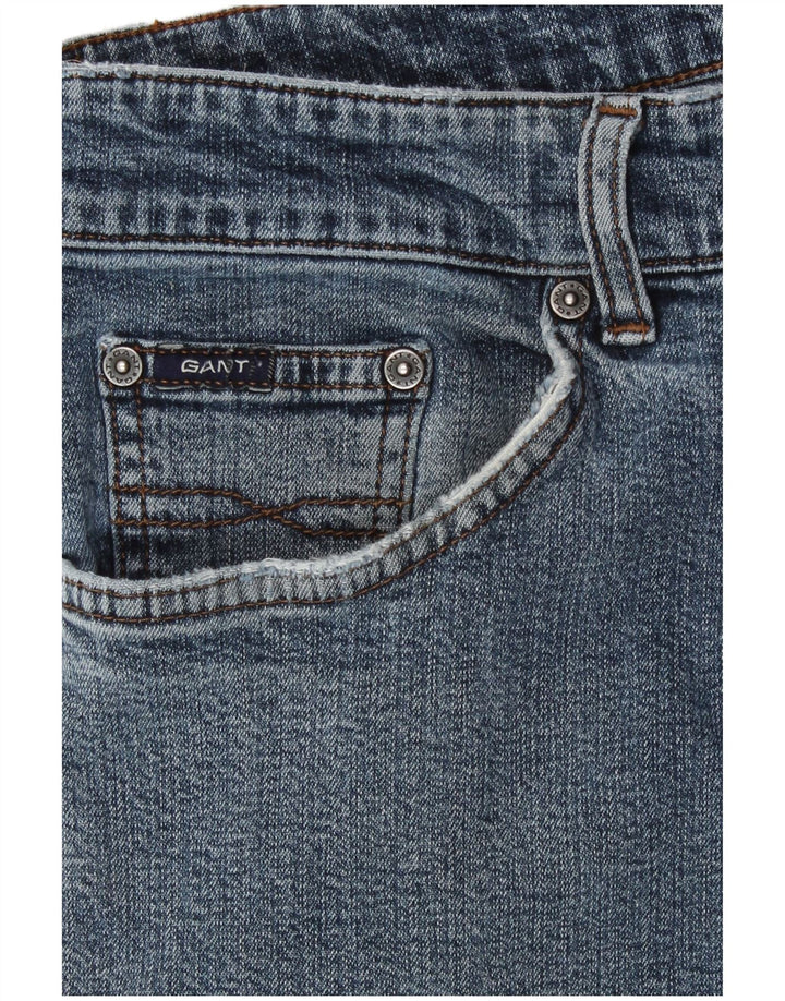 Jeans dritti da uomo Gant W36 L32 in cotone blu