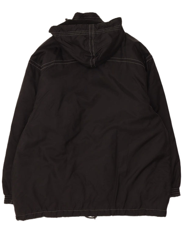 Giacca imbottita ampia con cappuccio da uomo Champion UK 44 2XL Poliammide nera