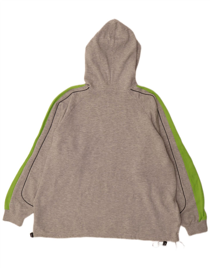 Felpa con cappuccio grafica da uomo Umbro XL Poliestere color block grigio