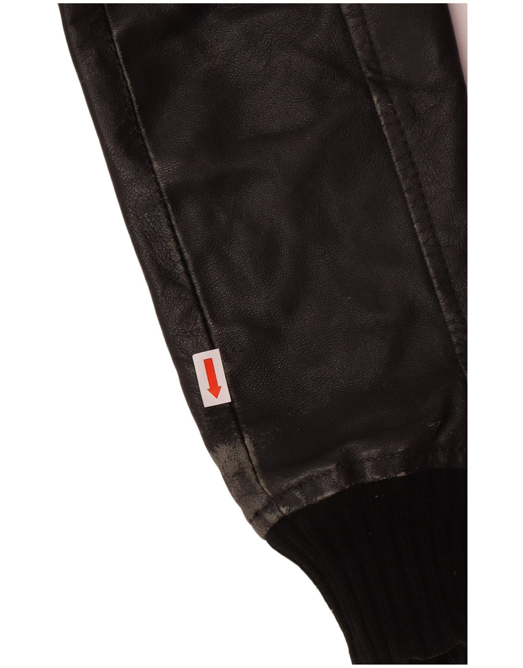 Giacca in pelle da donna XDYE UK 10 Piccolo motociclista in pelle nera