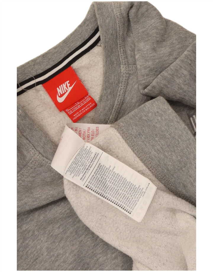Felpa Nike Ragazzo Maglione 13-14 Anni XL Cotone Grigio