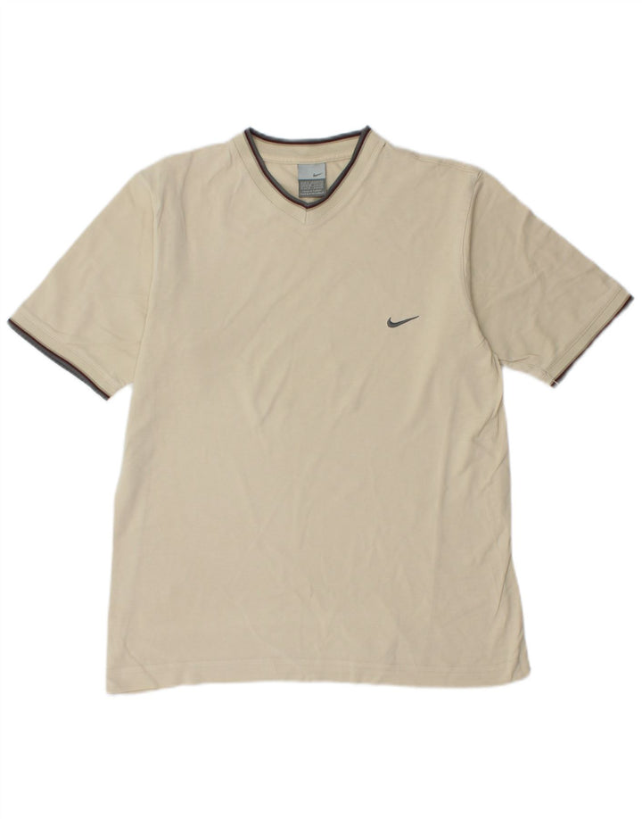 T-shirt da uomo NIKE Top UK 36/38 piccola bianco sporco