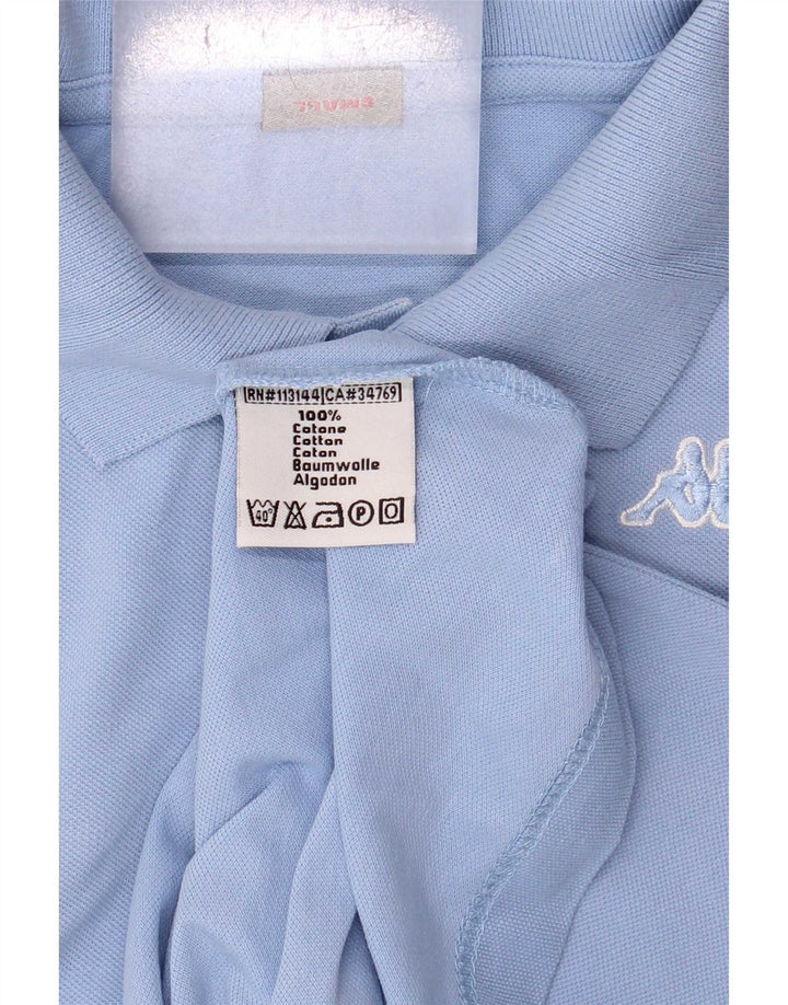 Polo Kappa Uomo Small Blu Cotone