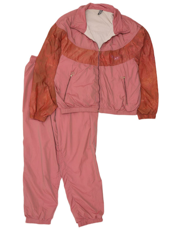 Tuta intera da donna Dubin UK 14 Medium Pink Colourblock poliammide retrò