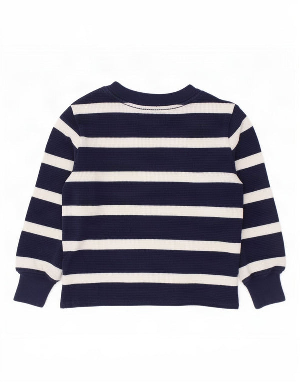 Polo Ralph Lauren Maglia regolare da bambino a maniche lunghe 2-3 anni a righe blu navy