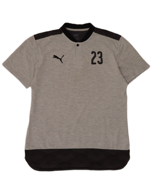 Puma Uomo SSG Halvestorf/Herkendorf T-shirt grafica Top Large Grigio Sport