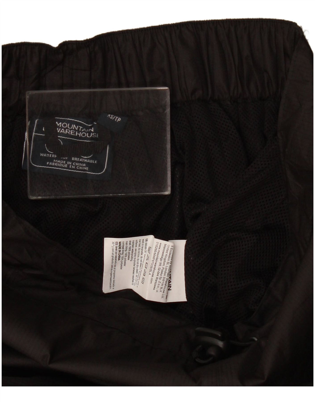 Pantaloni impermeabili da donna Mountain Warehouse UK 6 XS Poliestere nero