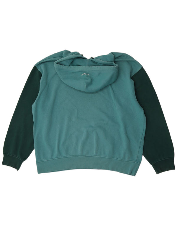Levi's Felpa con cappuccio grafica rilassata da uomo XL in cotone color block turchese