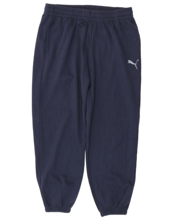 Pantaloni da tuta da donna PUMA Joggers UK 18 XL Blu Navy Cotone