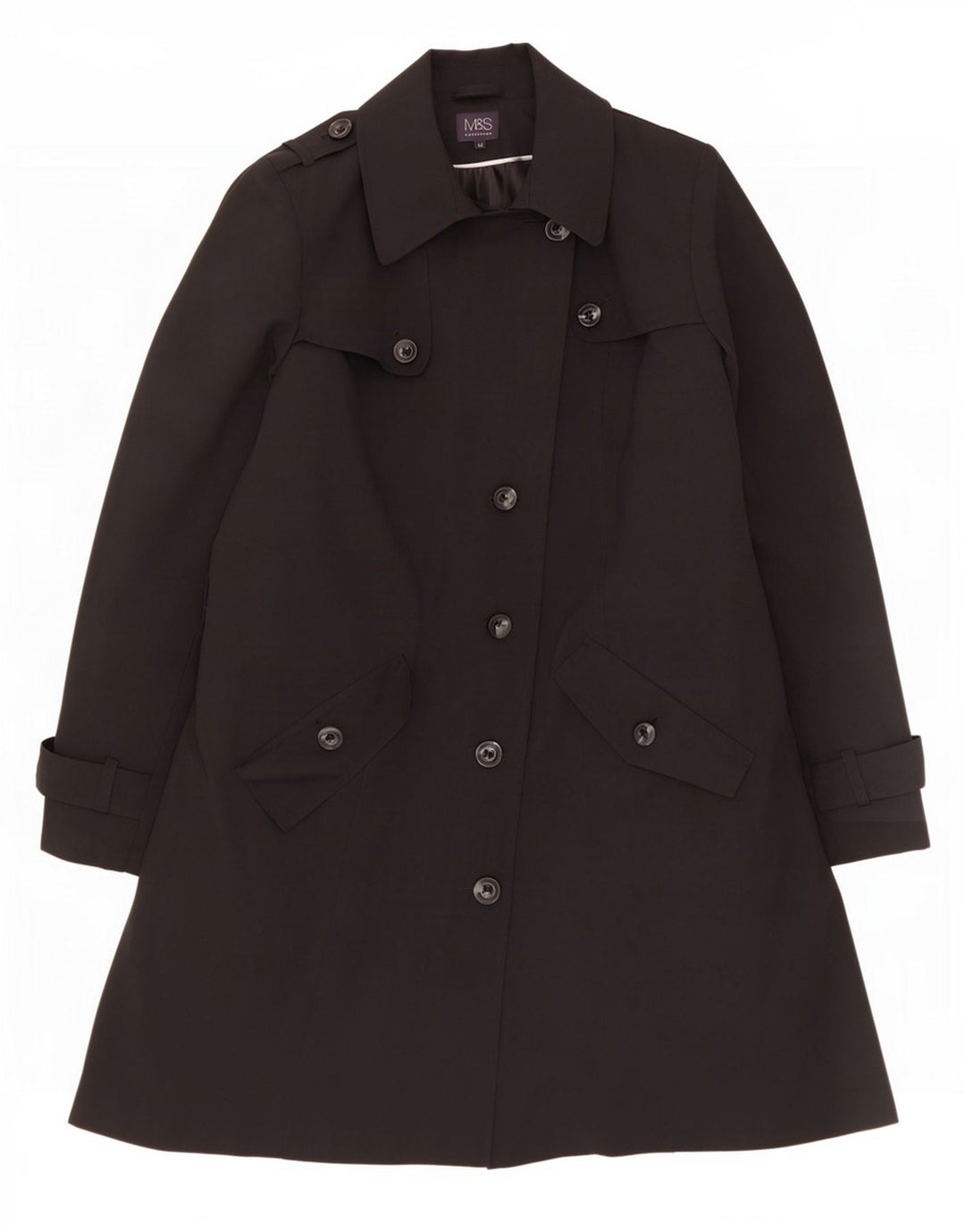 Trench da donna Marks & Spencer UK 20 2XL Poliestere nero