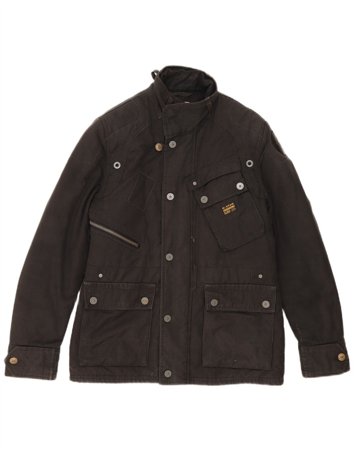Giacca a vento da uomo G-Star UK 36 piccolo cotone grigio