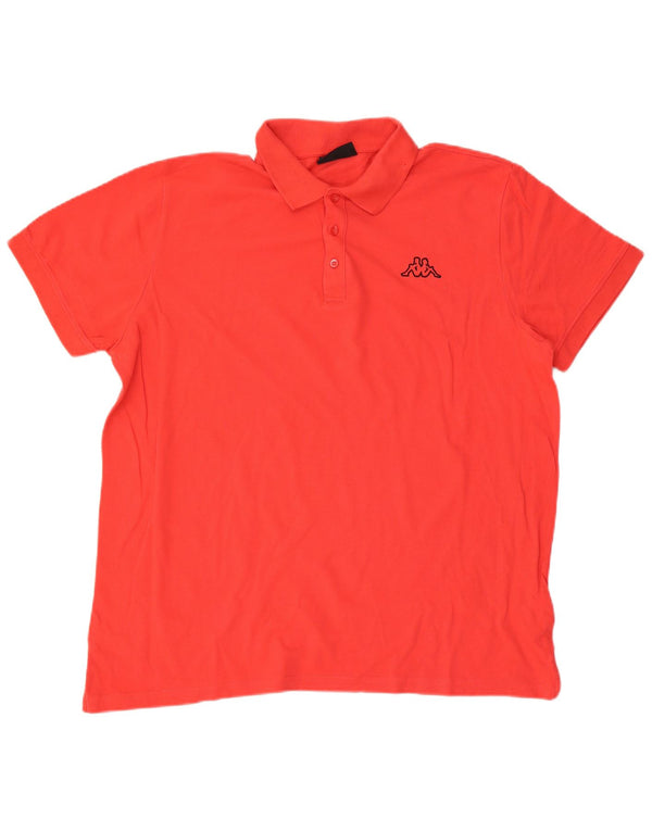 Polo Kappa Uomo 2XL Cotone Rosso