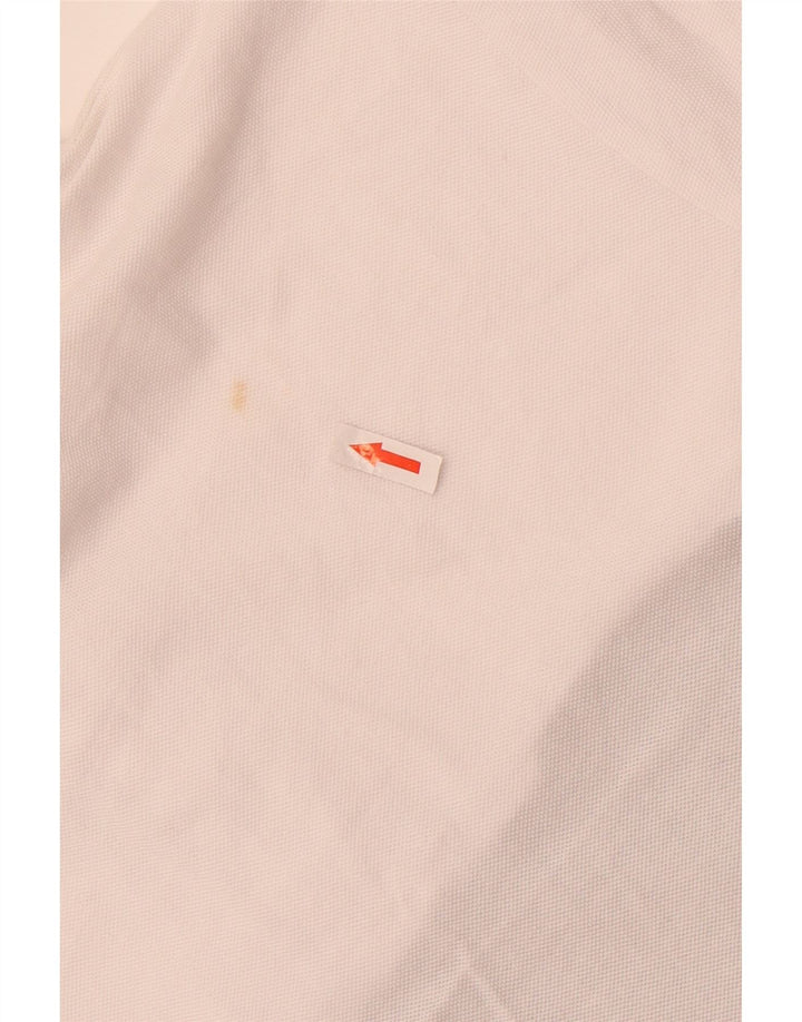 Polo grafica da uomo Jack & Jones in cotone color block bianco medio