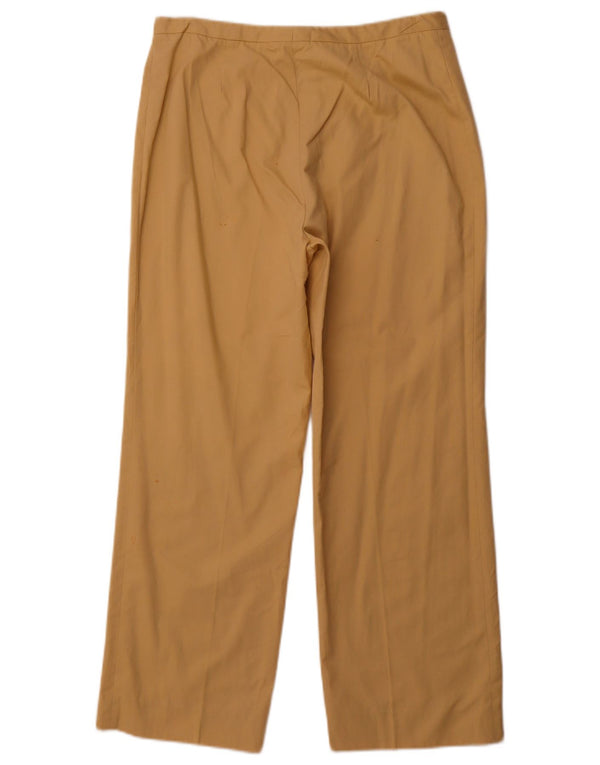 Pantaloni da abito dritti da donna BURBERRY UK 14 Large W32 L28 Beige