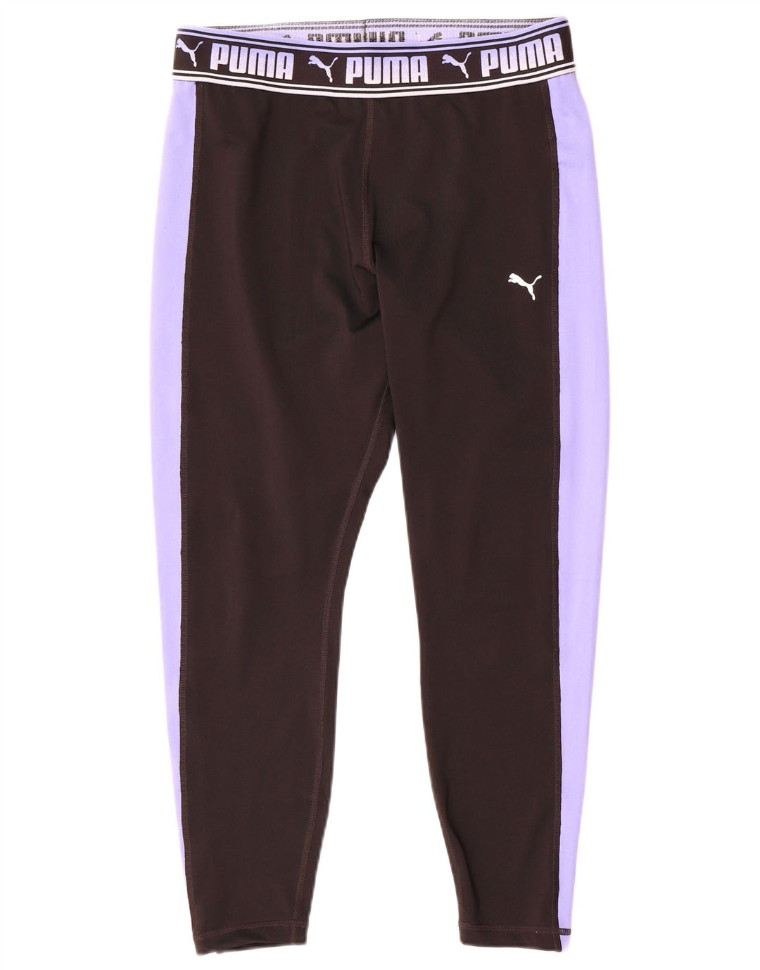 Leggings grafici da donna Puma UK 16 Large Nero Colourblock Poliestere