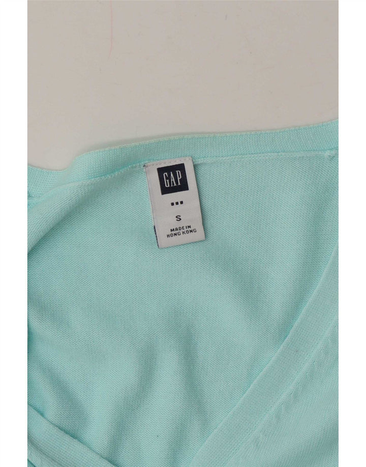 Maglione cardigan da donna Gap UK 10 piccolo cotone turchese