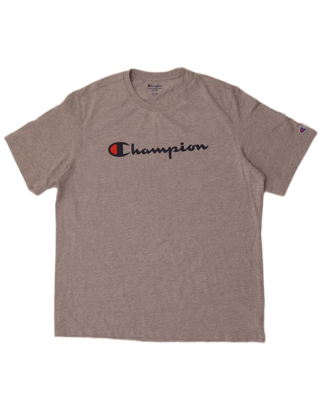 T-shirt grafica da uomo Champion Top 2XL cotone grigio