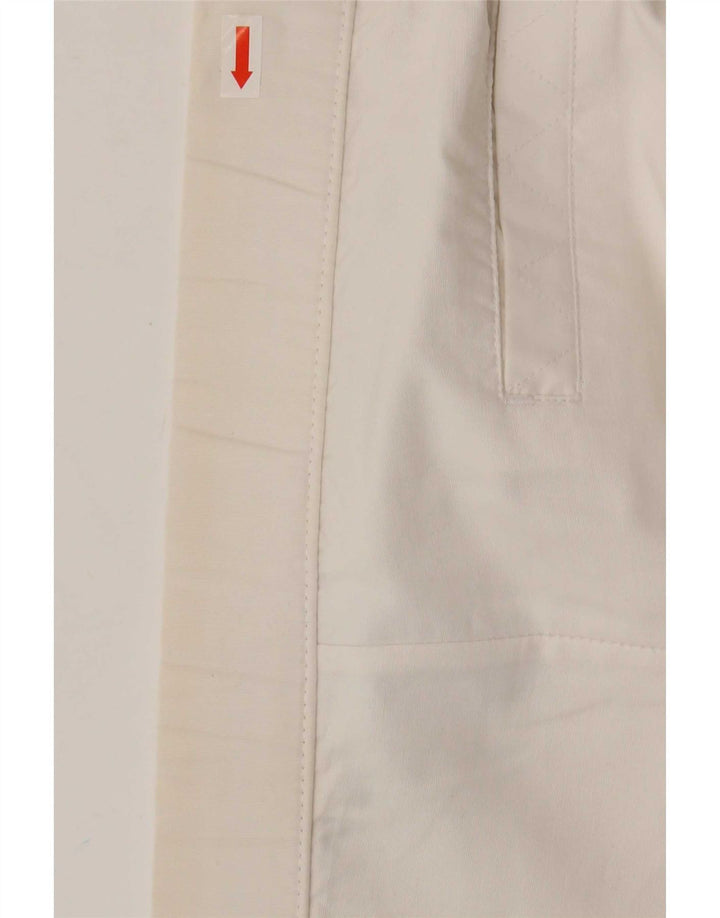 Pantaloncini Bermuda da donna Adidas UK 14 Large W36 cotone bianco