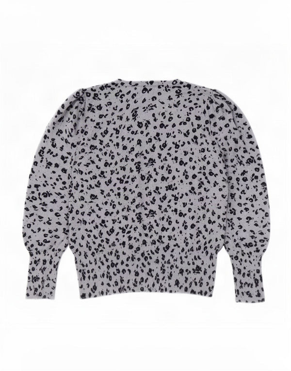 Maglione maglione girocollo da donna Marks & Spencer UK 12 Blu medio