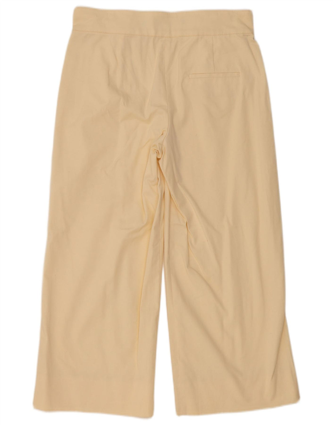 Pantaloni corti da donna Zara Studio a gamba larga medi W28 L24 bianco sporco
