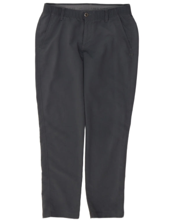 UNDER ARMOUR Mens Slim Chino Trousers W34 L30 Grey