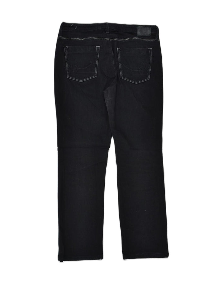 RIFLE Womens Straight Jeans W32 L30 Black Cotton | Vintage | Thrift | Second-Hand | Used Clothing | Messina Hembry 