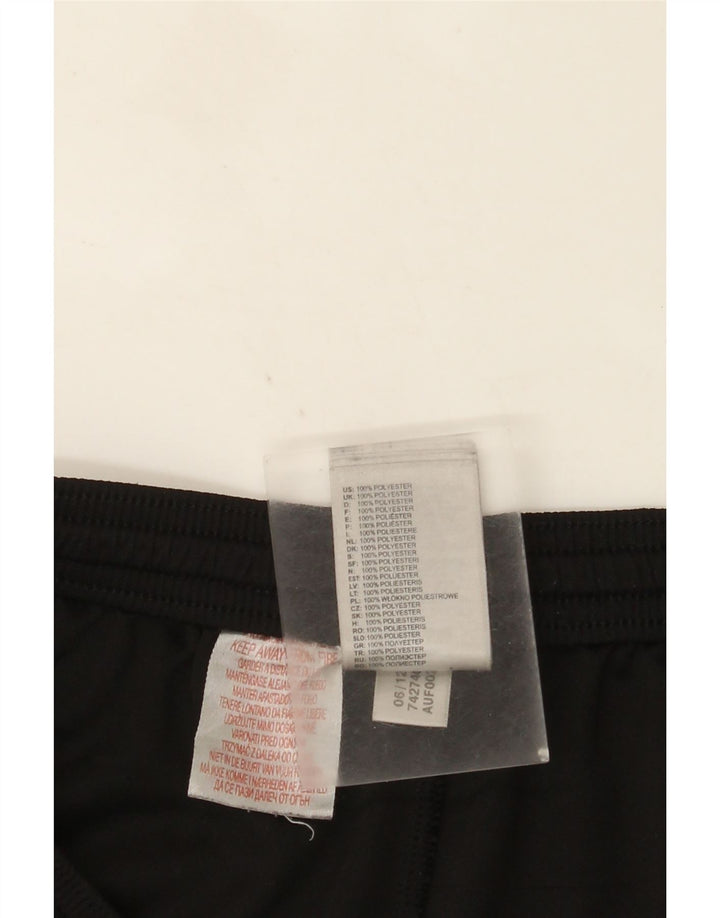 Pantaloncini sportivi Adidas Climalite da uomo grandi in poliestere nero