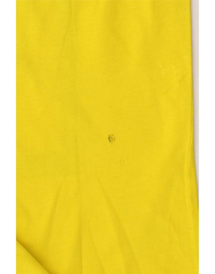 T-shirt grafica da uomo Puma Top in cotone giallo medio
