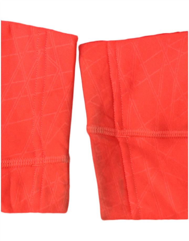 Giacca da tuta da uomo UNDER ARMOUR Grande poliestere geometrico rosso