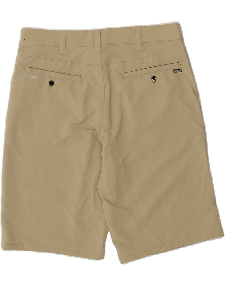 HURLEY Boys Chino Shorts 15-16 Years XL W24  Beige Polyester Vintage Hurley and Second-Hand Hurley from Messina Hembry 