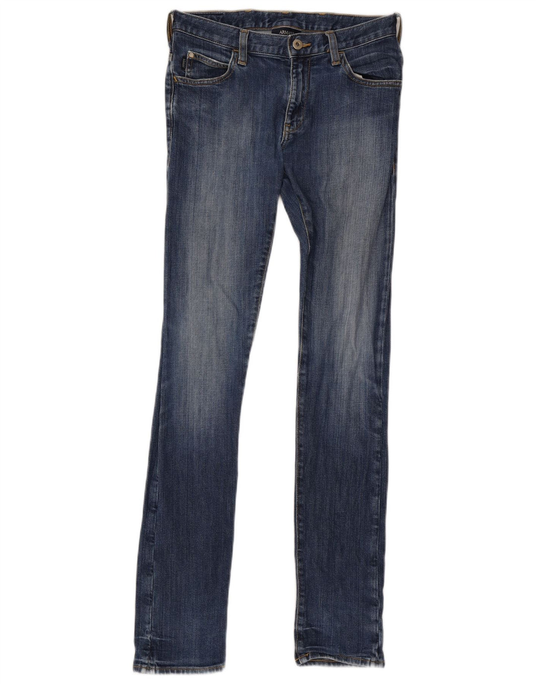Jeans skinny da donna Armani W28 L33 cotone blu