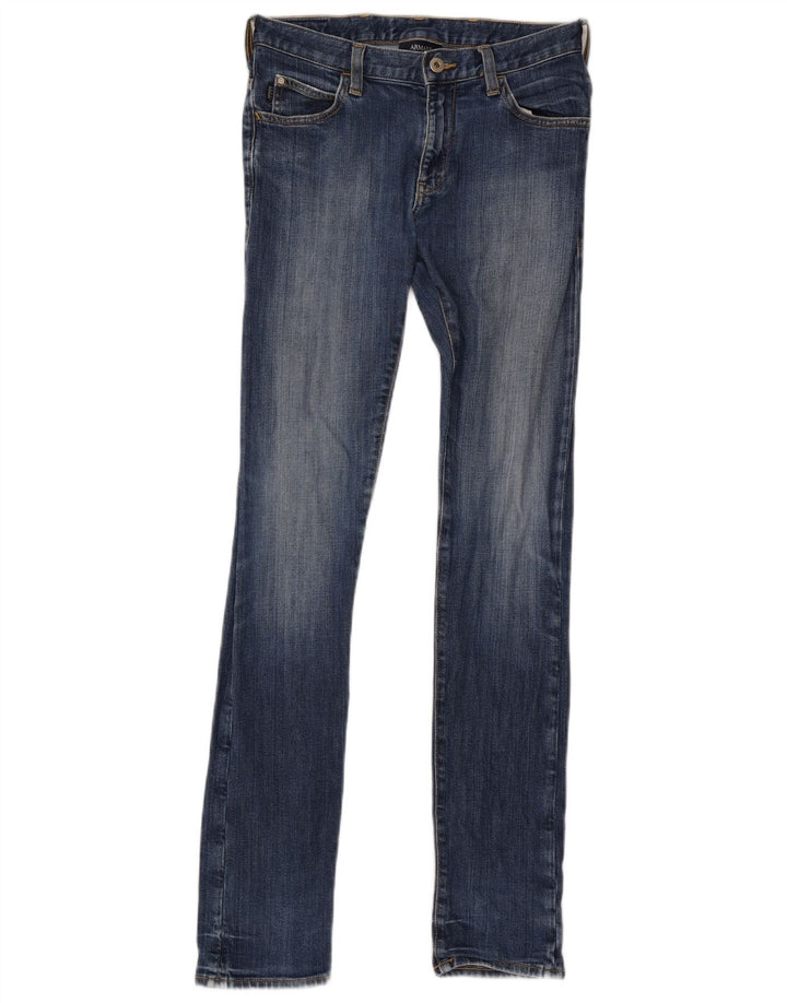 Jeans skinny da donna Armani W28 L33 cotone blu