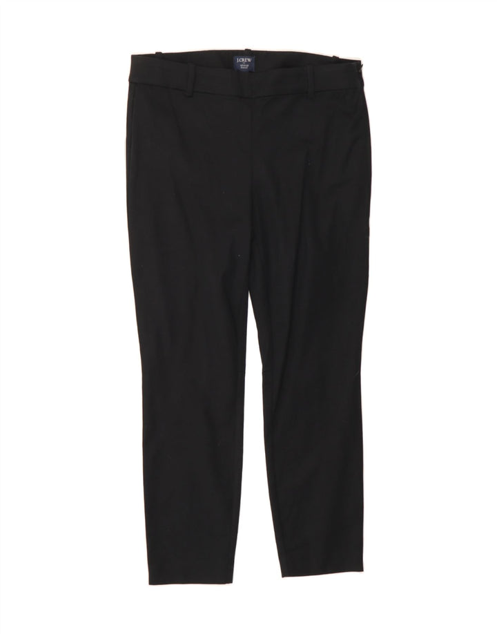 J. CREW Womens Winnie Slim Casual Trousers US 8 Medium W32 L27 Black Vintage J. Crew and Second-Hand J. Crew from Messina Hembry 